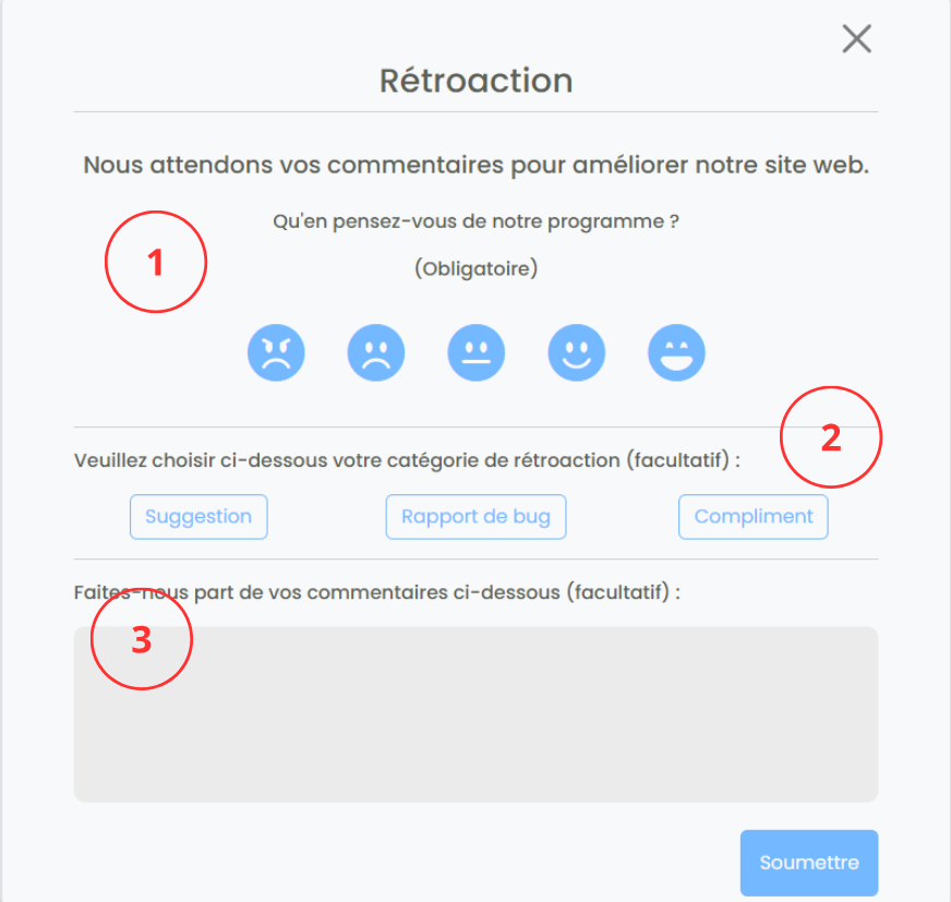 User feedback section illustration