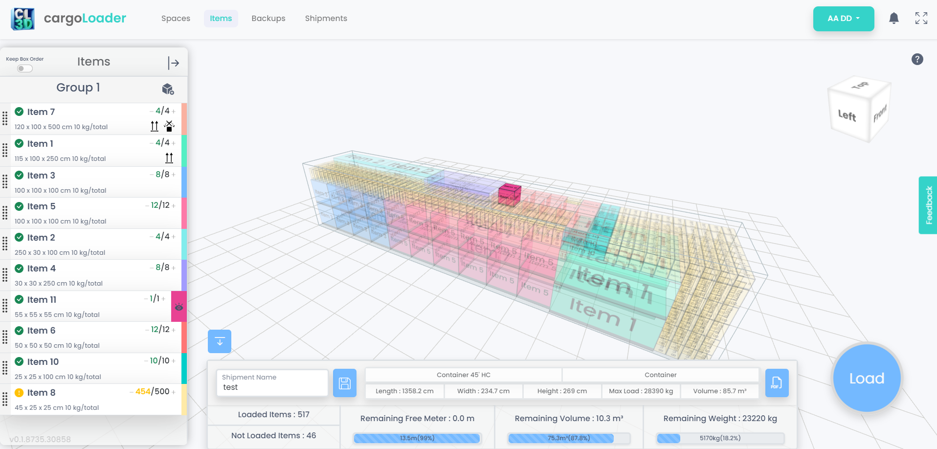 CargoLoader 3D